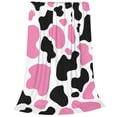 thumbnail image 2 of Fotbe Cow Spots Manta de Franela Acolchonada con Estampado, Súper Suave y Esponjosa, Extra Grande para Sofá, Cama, Uso Todo el Año-50"x40", 2 of 7