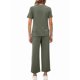 thumbnail image 2 of Conjunto Deportivo de Dos Piezas para Mujer, Informal, de Corta y Pantalón . Gris-Verde XL, 2 of 5