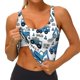 thumbnail image 3 of Balery Blue Excavator Sujetadores deportivos con espalda cruzada para mujer, acolchados, sin costuras, de alto impacto, ideales para yoga, gimnasio, entrenamiento y fitness.-, 3 of 8