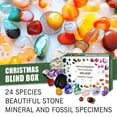thumbnail image 3 of Healing Crystal Advent Calendar Art Calendar - 24 Pcs Ore Box Christmas Mineral Gift Box Christmas Countdown Calendar Stone Education Toys for Kids Adults Party Gifts, 3 of 10