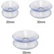 thumbnail image 2 of 10 Pack Double Sided Silicone Rubber Suction Cups for Table Tops, Clear Suction Cup without Hooks, Compatible with Glass Top, Size: 35mm, 2 of 5