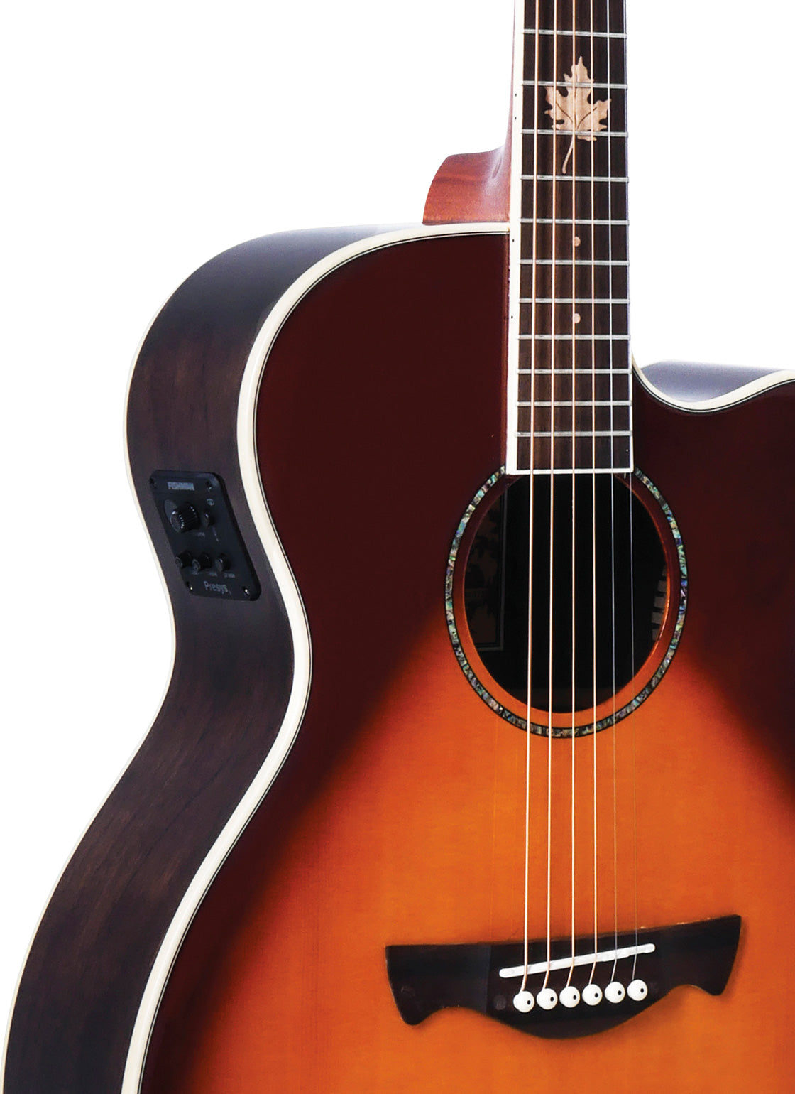 Tagima MONTREAL EQ-CB Acoustic Guitar - Cherry Burst