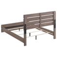 thumbnail image 6 of Pemberly Row Farmhouse Wood Queen Panel Bed in Barrel Oak Finish, 6 of 7