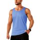 thumbnail image 1 of Camiseta sin mangas TACVASEN, suave y con cuello redondo que absorbe la humedad, azul claro, 1 of 6