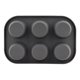 thumbnail image 4 of 6 taza de bollo grande Muffin Non Stick Bandeja Hornear Pudding Negro Molde Producto Alimento de Acero Carbono Dido Hogar, 4 of 6