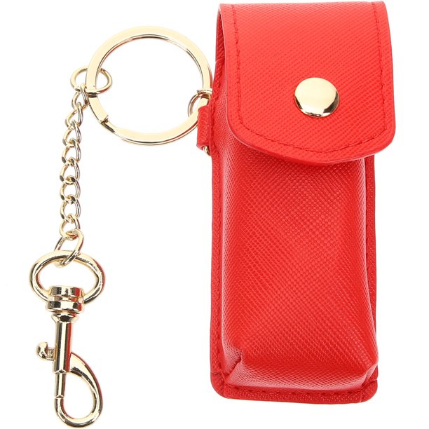 Porta lápiz labial, bolsa portátil para lápiz labial, llavero, bolsa para bálsamo labial