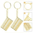 thumbnail image 3 of FESTFENDS 2Ud Llaveros Con Colgante Dorado De Latón Con Para Decorar, 3 of 6