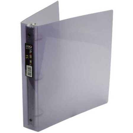 Seajan 48 Pcs Binder Pockets - Clear Plastic 3-Hole Punch Folders, 2 Pockets Each, Green