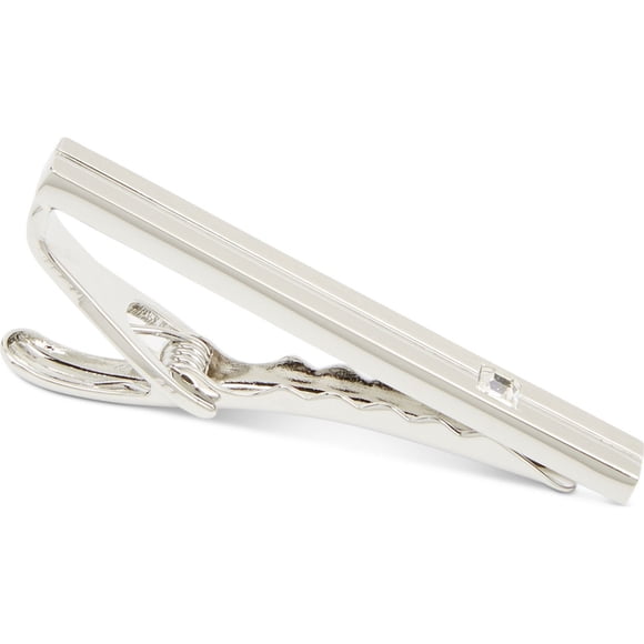 Novel Idea Clip de barra de corbata de metal mixto para hombre, gris, talla única