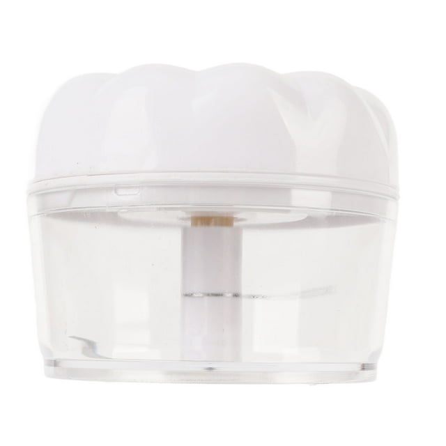 Garlic Chopper, Incisive Blades Garlic Grinder Safe Transparent For Home White
