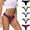 Bla-Bei-Blu-Whi-Pur, variant on Charmo Women's Plus Size Cotton Panties Soft Hipster Lace Thong for Lady Packs of 5