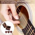 thumbnail image 3 of Meileang Wooden Guitar Picks Holder Storage Box Smooth Edge Lightweight Portable Handcrafted Guitar Picks Case Container, 3 of 8