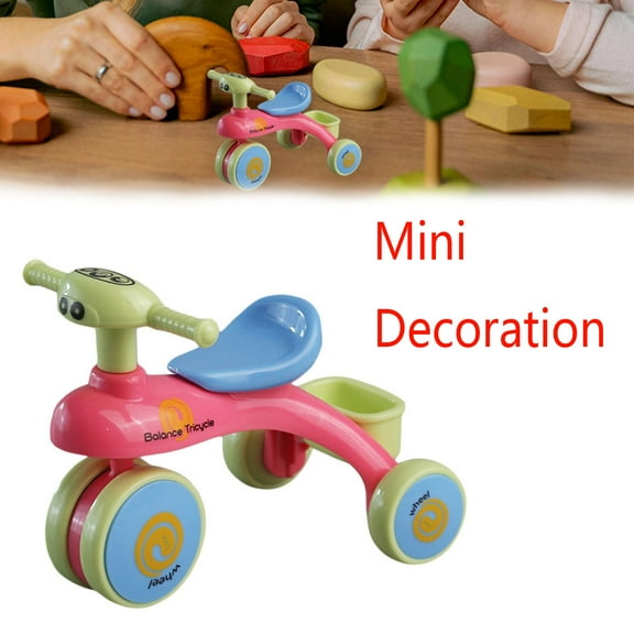 SULIFEEL Colorful Lighting Baby Balance Bike Toys for 1 Year Old Boy Girls with 4 Wheels 12-24 Months No Pedal Toddler Balance Bike, First Birthday Gift,Unicorn