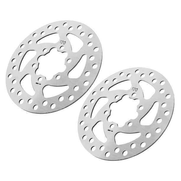 Rotores de freno de disco de bicicleta de 120 mm Juego de frenos de disco de repuesto para bicicleta de montaña con tornillos