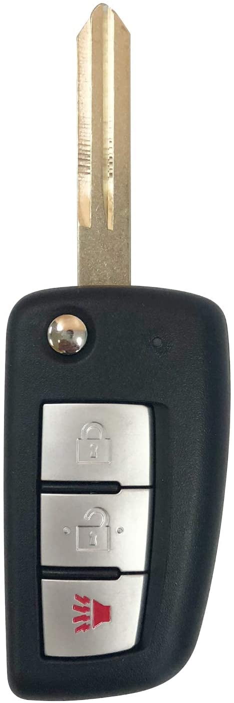 Pack of 1 ECCPP Replacement fit for Uncut Keyless Entry Remote Key Fob 2014 2015 2016 2017 2018  Rogue FCC ADP12548301S 
