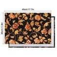 thumbnail image 5 of Pioneer Flower Floral Print Pattern Summer Placemats Table Placemats Set Of 6-Linen Kitchen Washable Placemats Table Mats 12x18 Inch Non-Slip Heat Resistant, 5 of 5