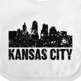 thumbnail image 4 of Inktastic Kansas City Skyline Grunge Boys or Girls Baby Bib, 4 of 4