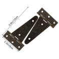 thumbnail image 2 of unbranded 6Set Rustic Hinges Green Bronze for Counter Doors 3.9x2.4in, 2 of 8