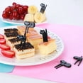 thumbnail image 2 of 6Pcs Black Cat Fruit Fork Cute Toothpick Gadgets Kitten Dessert Decoration Fo-Wa, 2 of 6