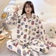 thumbnail image 4 of Conjunto de pijamas Sanrio HelloKittyed Kuromi My Melody Pochacco, bonitos dibujos animados Y2k Kawaii Ins, ropa de casa de felpa para estudiantes, regalos de Anime, 4 of 4