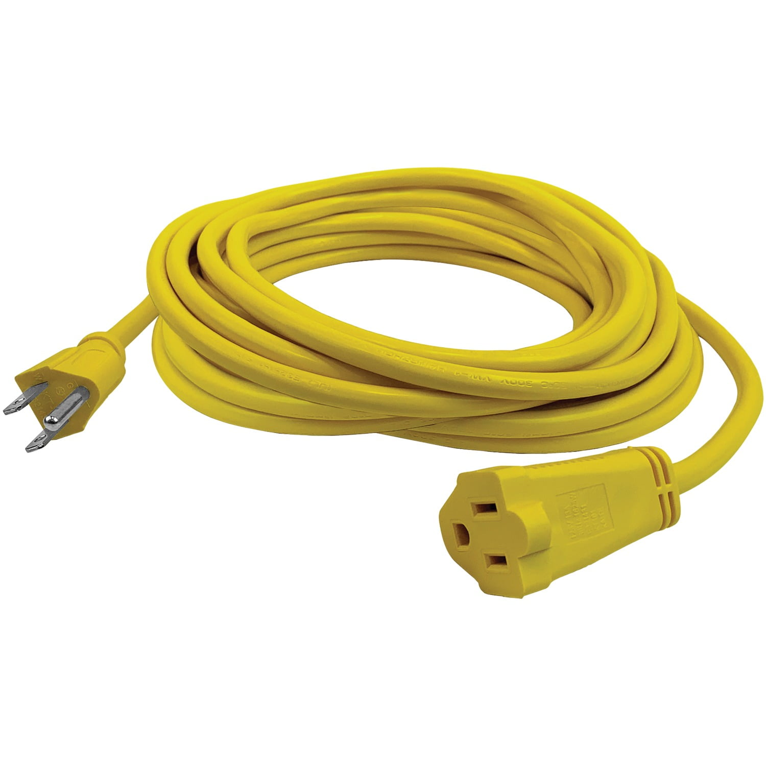 STANLEY 33257 Yellow Outdoor Power Extension Cord, 25 Feet
