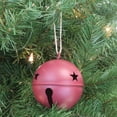 thumbnail image 5 of Haute Decor Red Metal Jingle Bell Ball Ornaments, 6 Count (3.35"), 5 of 5