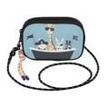 thumbnail image 2 of FORMRS Mini Crossbody Bag for Women Adjustable Shoulder Rope Travel Casual Phone Purse, Pirate Animals, 2 of 7