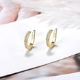 thumbnail image 5 of DESIGNICE Ear Clips 2Pcs Ear Cuff Earrings for Women Non Piercing Plated Ears Cuffs Non Pierced Clip on Cartilage Earring Adjustable Fake Earrings (Gold+Silver), 5 of 7