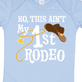 thumbnail image 4 of Inktastic No, This Ain't My 1st Rodeo Cowboy Hat and Lasso Boys or Girls Baby Bodysuit, 4 of 5