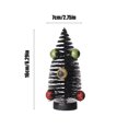 thumbnail image 3 of YANHAIGONG Halloween Bottle Brush Trees, Black Halloween Eerie Eyeball Tabletop Tree ,Halloween Fall DIY Crafts Spooky ,Halloween Table Ornaments for Miniature Scenes Village Displays Decor, 3 of 6