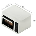 thumbnail image 7 of Chefman EasyAir 15 Qt. Toaster Oven Air Fryer, 5 Cooking Functions & 450°F Max Temperature – White, 7 of 7