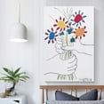 thumbnail image 6 of Pablo Picasso Bouquet of Peace Flowers Fashion Poster Canvas Print Wall Art Modern Bedroom Room, 6 of 9
