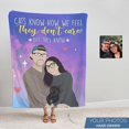 thumbnail image 2 of Funny Cat Blanket Personalized, 2 of 5