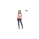 thumbnail image 3 of Aeropostale Camiseta sin mangas con rayas de corazón para mujer, naranja, pequeña, 3 of 3