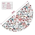 thumbnail image 3 of Picia Christmas Elements Print Christmas Tree Skirt , Christmas Tree Skirt Ornaments for Merry Christmas Holiday Party Decorations Indoor Outdoor-30", 3 of 7