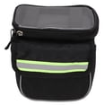 thumbnail image 1 of Bike Frame Bag, 600D Nylon Fabric Durable Material Bicycle Bag Reflective Tapes  For Cycling For Bike For DIY Green, 1 of 8