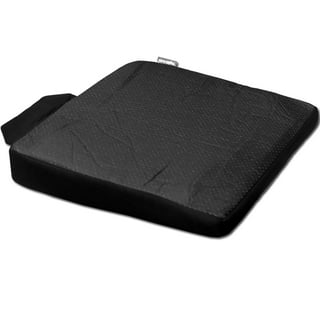 tektrum Tektrum Portable Foldable Cool Gel Orthopedic Seat Cushion with  Handle for Travel, Airplane, Car, Home, Office (GS1205-BLK)