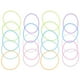 thumbnail image 3 of GOOHOCHY 50 pulseras de silicona que brillan en la oscuridad, accesorios para el cabello de neón y bandas luminosas, perfectas para decoraciones de fiestas de los 80 y accesorios para festivales., 3 of 8