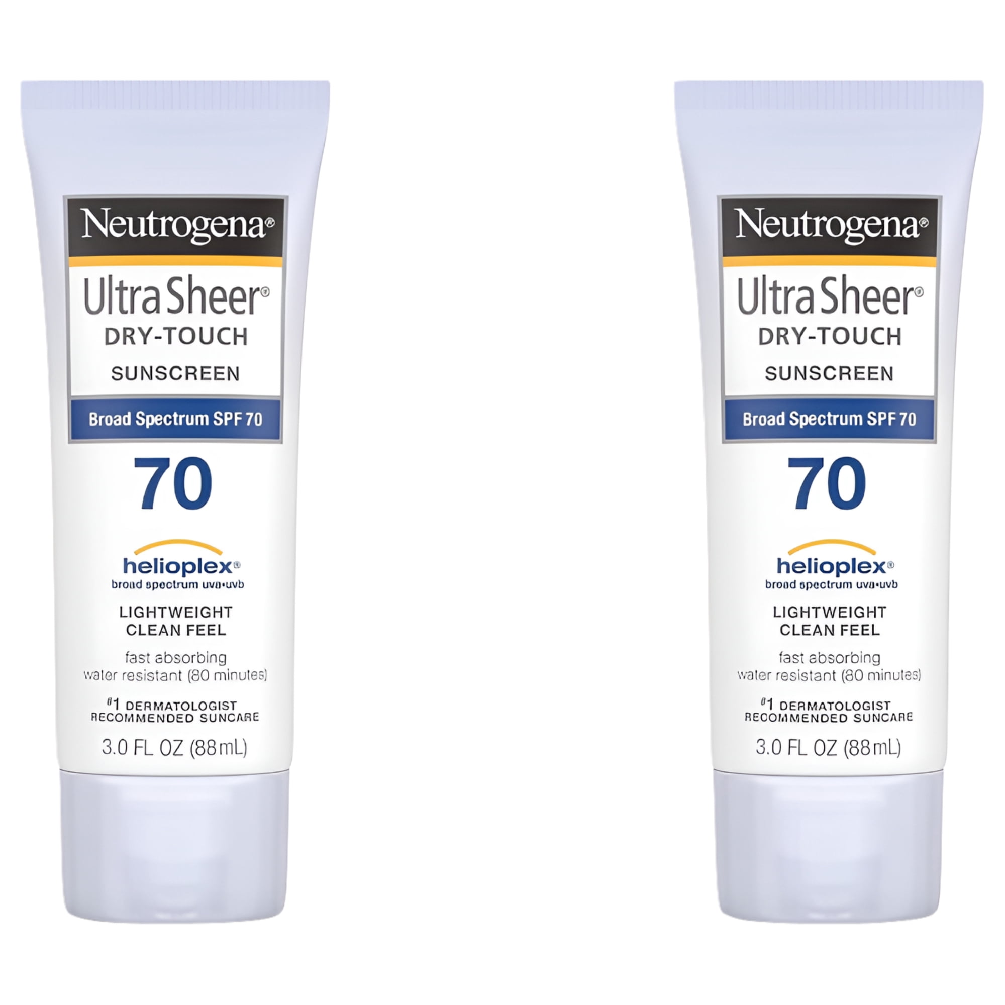 Neutrogena Ultra Sheer Dry-Touch Sunscreen SPF 70 3 oz (Pack of 2)