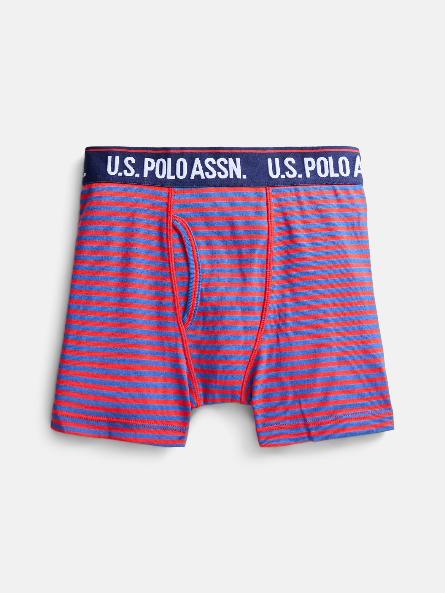 U.S. Polo Assn. Boys Tagless Underwear Boxer Briefs, 5-Pack, Sizes S-XXL
