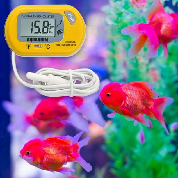 Clairlio Digital Aquarium Thermometer Suction Cup Fish Tank Aquarium