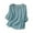Blue, variant on Wovix Women Linen Embroidered Shirts Summer Retro 3/4 Sleeve Crewneck Boho Tops Dressy Casual Blouses Loose Tunics Tee Beige L