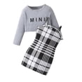 thumbnail image 1 of Robe d'Été Deux Pièces pour Filles, Robe Courte Sans Manches et Ensemble de Crop Top à Manches Courtes, Tenues pour Filles, Taille 2-3 Ans, Mode, 1 of 5