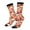 2 Black-1, variant on Xecao Skull rock record Pattern Sport Socks for Women and Men Crew Socks Sporty Calf Socks Casual Socks