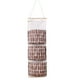 thumbnail image 1 of Advancent Bolsa de almacenamiento colgante con 3 bolsillos, bolsa de pared montada en la pared, organizador de juguetes cosméticos Almacenamiento y organización del hogar Tela escocesa de café, 1 of 3