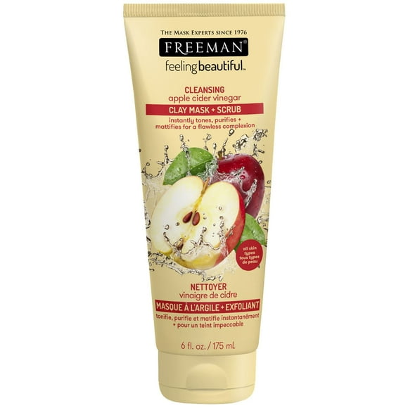 Freeman Feeling Beautiful Vinaigre de Cidre Artisanal 4-en-1 L'argile