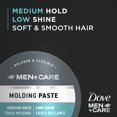 thumbnail image 3 of Dove Men+Care Styling Aid Hair Product for a Medium Hold Sculpting Hair Paste Hair Styling for a Textured Look With A Matte Finish 1.75 oz 3 count, 3 of 13