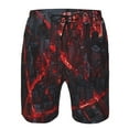 thumbnail image 3 of Balery Cyberpunk Cityscape Lights Traje de Baño Estilo Hawaiano para Hombre, Shorts de Secado Rápido con Bolsillos-Medium, 3 of 6