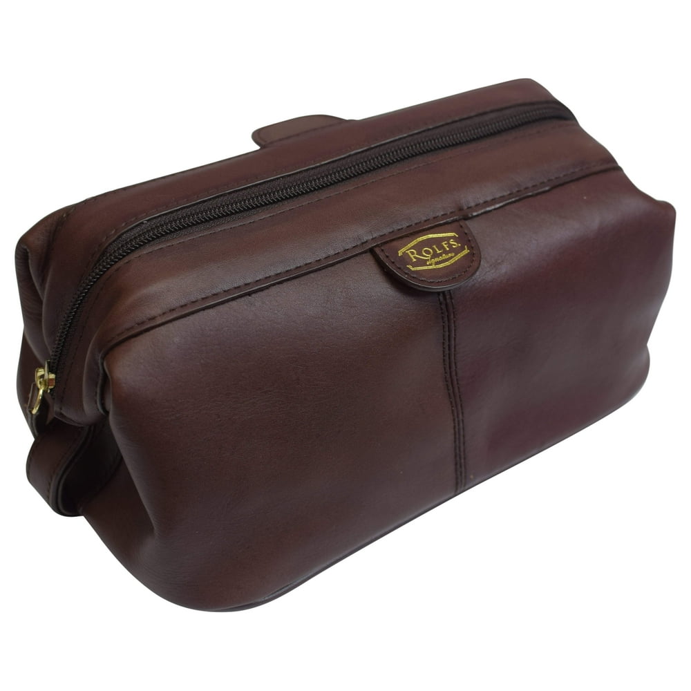 Marshal Wallet Rolfs Genuine Leather Shaving Bag Mens Travel Bathroom