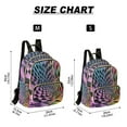 thumbnail image 2 of FORMRS Mini Backpack Purse for Women Travel Daypack Casual Shoulder Bag, Pink Wavy Plaid, 2 of 7